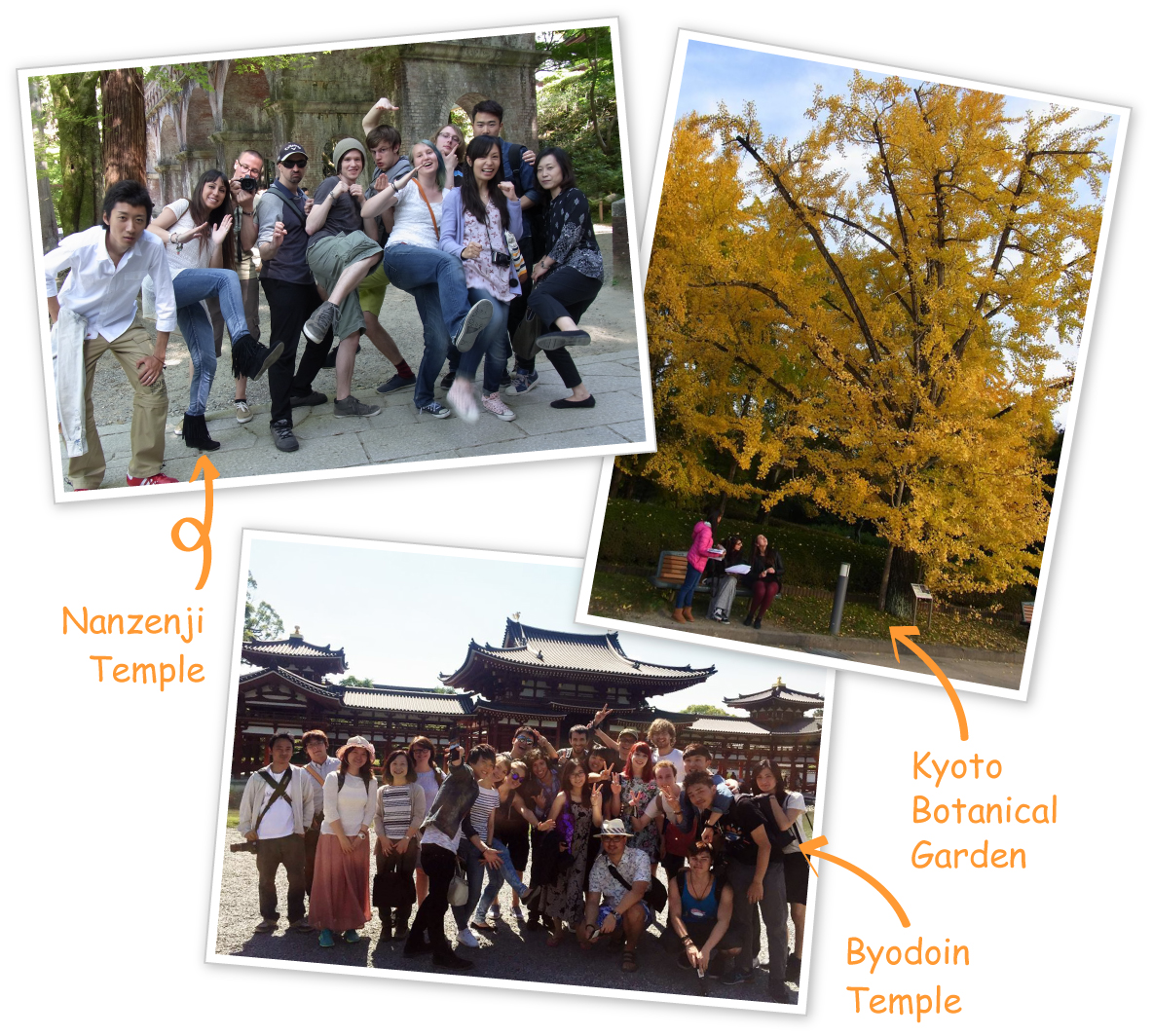 Nanzenji Temple, Byodoin Temple, Kyoto Botanical Garden